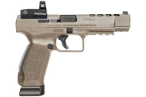 Canik TP9SFx 9mm Desert Tan Pistol With Vortex Venom 6 MOA Red Dot