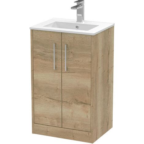 Hudson Reed Juno Floor Standing Door Vanity Unit With Basin Mm