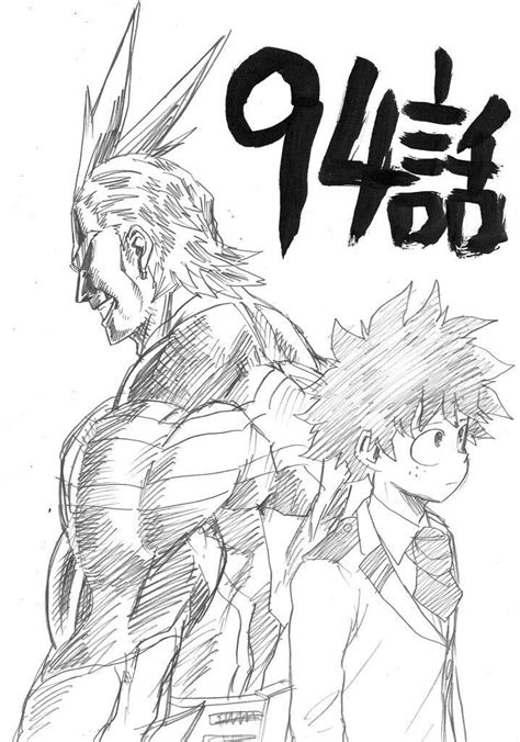 Boku No Hero Academia Моя геройская академия Horikoshi Sketches