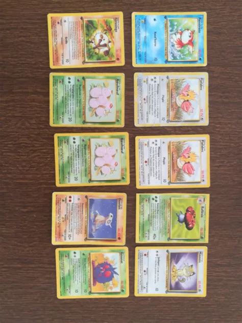 LOT CARTE POKEMON wizard jungle première édition et seconde set de base