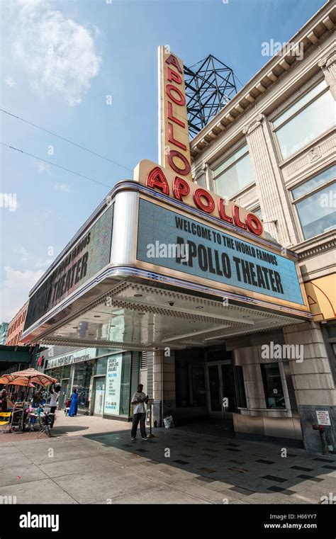 nyc harlem apollo theater  res stock photography  images alamy