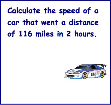 Time Distance Speed S2 notes - KGS Maths