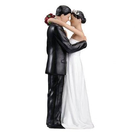 Figurine Mariage Couple Brun Slow