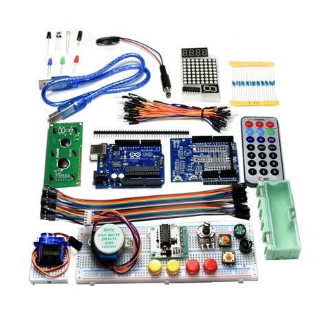 1 Kit de Arduino Uno R3 Aprendizaje Robótica Electronica Caribe