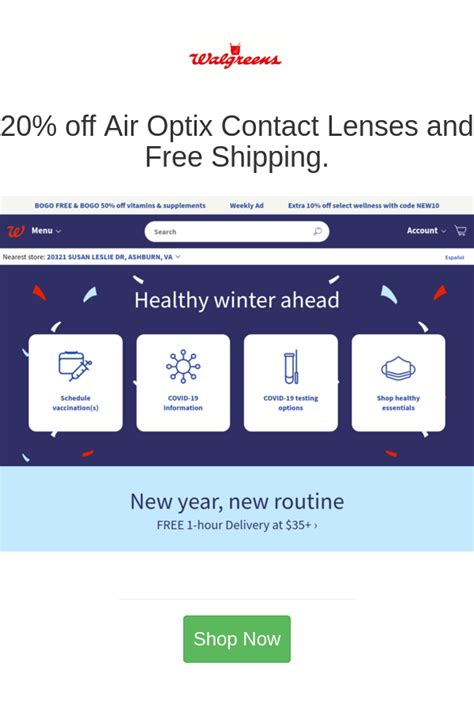 Walgreens Coupon Codes Avoid Foggy Glasses 20 Off Contact Lenses And Free Shipping