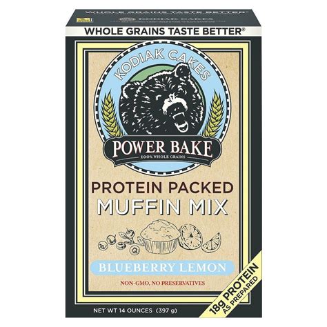 Kodiak Protein Packed Muffin Mix Blueberry Lemon Oz Kodiak Cakes