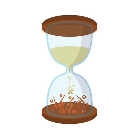 Hourglass Icon Cartoon Style Vector Art At Vecteezy