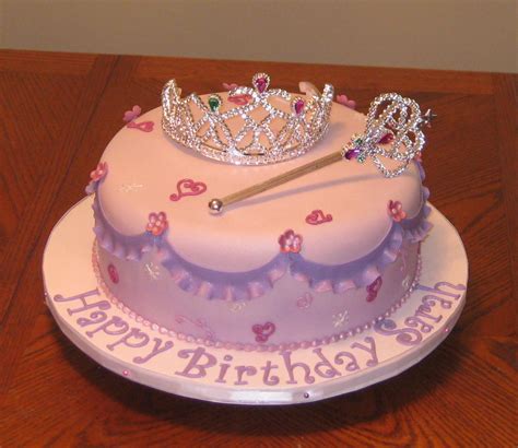 Princess Cake With Wand And Tiara