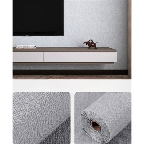 Jual Wallpaper Dinding Rumah Linen Foam Roll D Cm X Cm Sticker