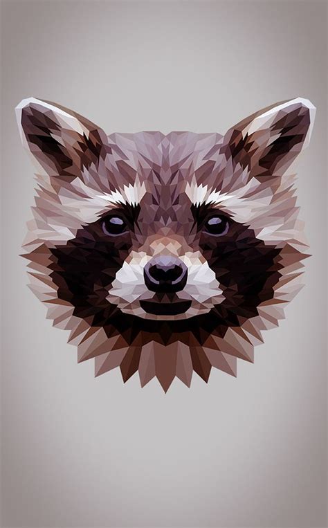 Triangle Animal On Behance Geometric Animals Geometric Art Digital