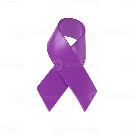 3d Icon Violet Ribbon World Pancreatic Cancer Day Is Observed Every Year In November Disease In