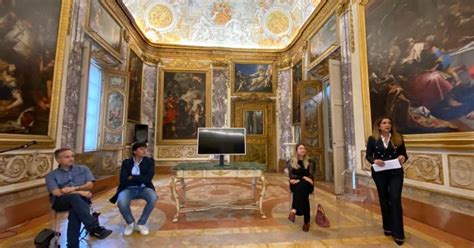 Macerata Completato Il Restauro Della Sala Dell Eneide Palazzo