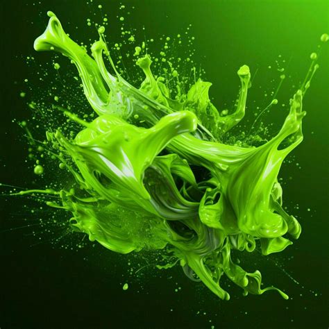 Green Color Splash Stock Photo At Vecteezy