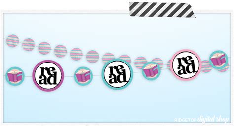 Book Club Banner • Free Printable • Ridgetop Digital Shop