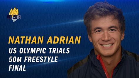 Cal Mens Swimming Nathan Adrian Us Olympic Trials 50 Freestyle