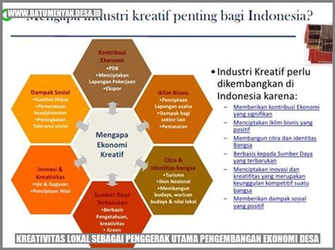 Kreativitas Lokal Sebagai Penggerak Utama Pengembangan Ekonomi Desa