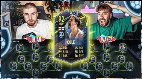 FIFA 22 Younited CAPTAIN HERO JOE COLE Squad Builder Battle Vs Wakez