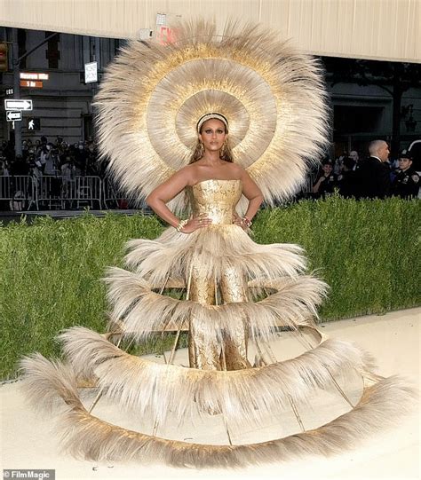 Iman 66 Is Radiant As She Rocks A Giant Gold Headdress On The Red