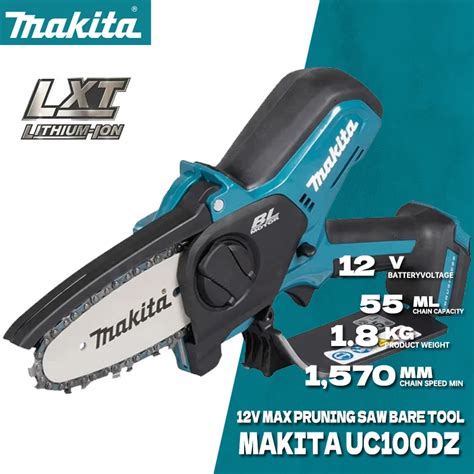 Makita Uc100dz Cordless Pruning Saw Bare Tool 12v Lxt Lithium Mini Electric Saw Garden Power