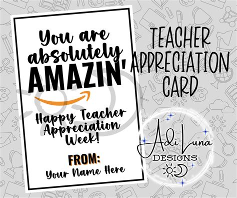 Teacher Appreciation Printable Bundle Diy Teacher Appreciation Bundle