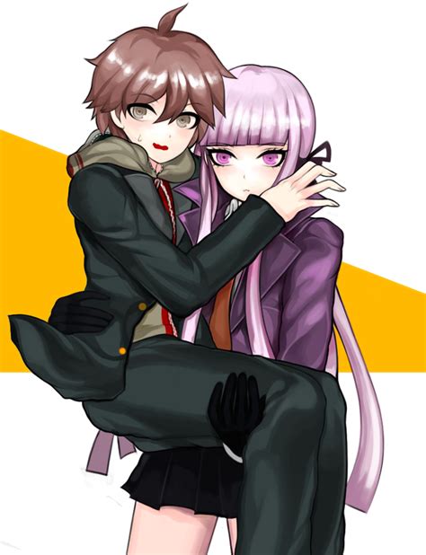 Kirigiri Kyoko And Naegi Makoto Danganronpa And 1 More Drawn By