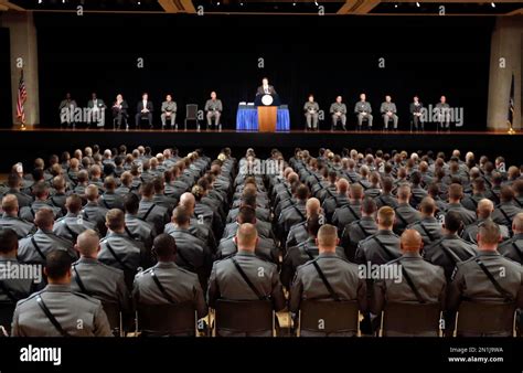 New York Gov Andrew Cuomo Speaks During A New York State Police