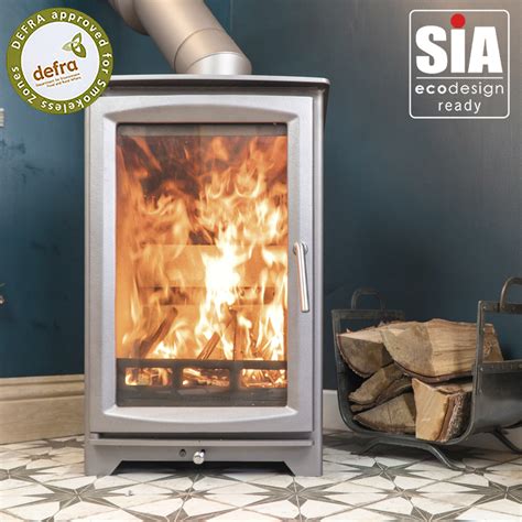 Defra Approved Ecosy Hampton Highline5 Eco Design Wood Burning Multi