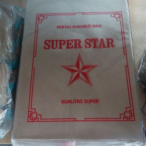 Jual Kertas Nasi SUPERSTAR Shopee Indonesia