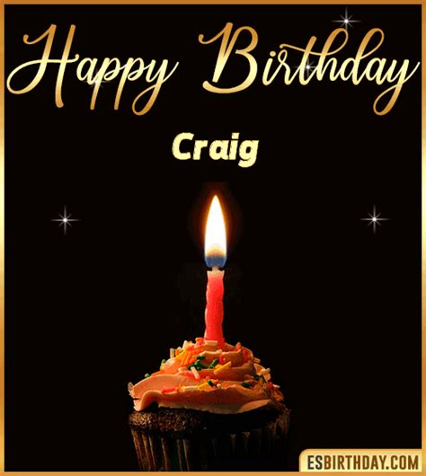 Happy Birthday Craig  🎂 Images Animated Wishes【28 S】