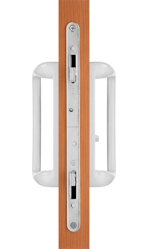 Sonoma Sliding Glass Door Center Lock White Finish