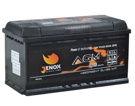 Akumulator Jenox AGM 12V 95Ah 850A START STOP R095636M za 779 zł z