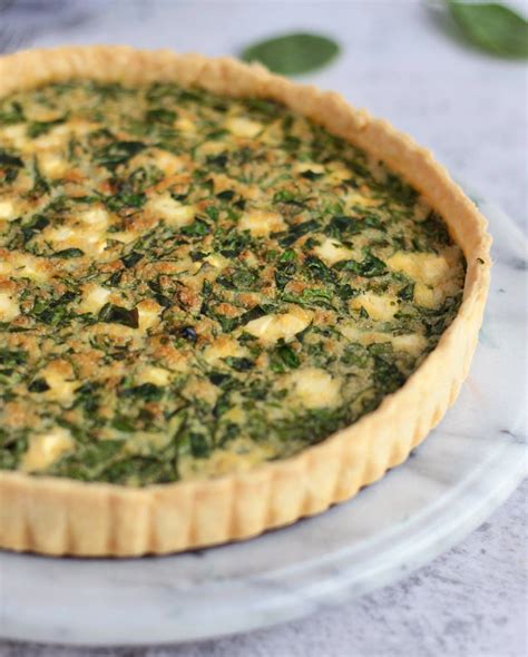 Spinach And Feta Quiche A Baking Journey