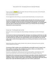 Document Docx Study Guide For Unit Developing A Personal