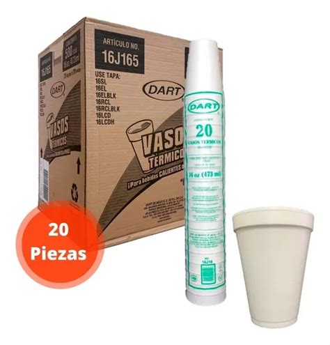 Vaso Unicel T Rmico Oz Piezas Env O Gratis Meses Sin Intereses