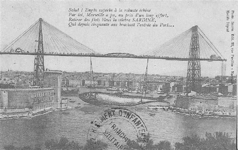 Marseille Pont Transbordeur Carte Postale Ancienne Et Vue D Hier Et