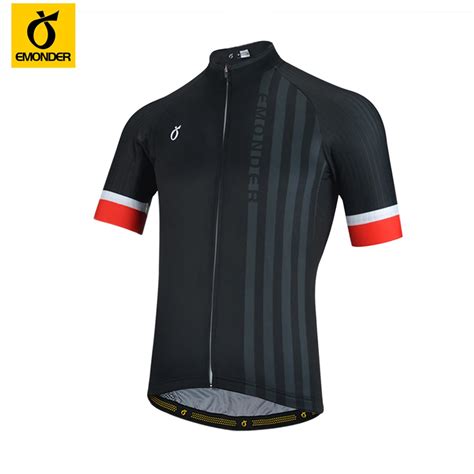 New Emonder Mens Summer Cycling Jersey Breathable Quick Dry Mtb Road