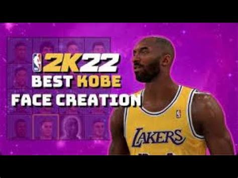 BEST KOBE BRYANT FACE CREATION ON NBA 2K22 MAKE YOUR PLAYER LOOK