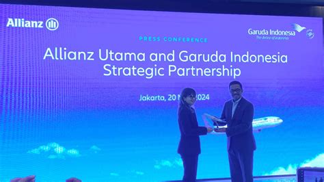 Gandeng Garuda Indonesia Allianz Utama Luncurkan Asuransi Perjalanan