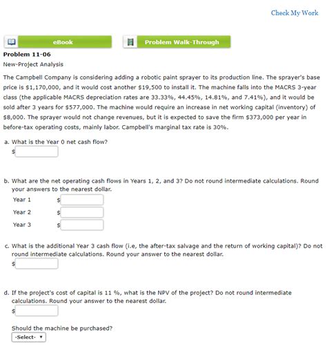 Solved Check My Work Ebook Problem Walk Through Problem Chegg