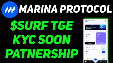 Marina Protocol Mining New Update Marina Protocol Surf Tge Update