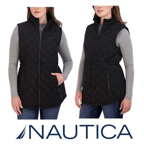 Nautica Jackets And Coats Nwt Nautica Ladies Quilted Anorak Vest