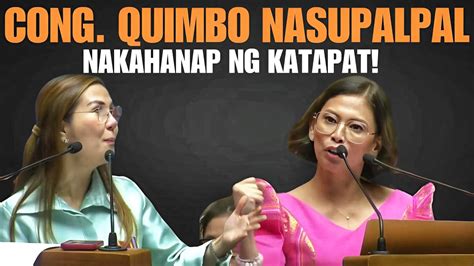 Cong Stella Quimbo Nakahanap Ng Katapat Kalakaran Sa Congress Nag