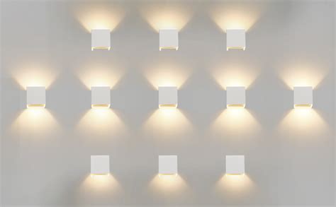 Klighten 4 Pezzi LED Lampada Da Parete Interno Esterno Lampadina G9 Con