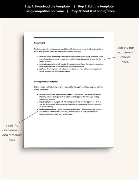 Workforce Plan Template in Word, Pages, Google Docs - Download | Template.net