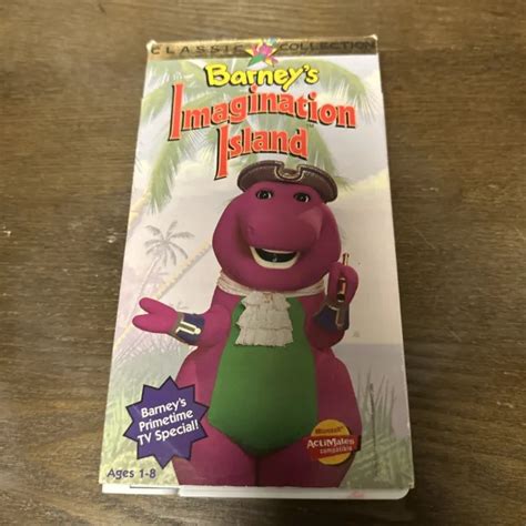 BARNEY IMAGINATION ISLAND Classic Collection VHS Video Tape VTG Sing