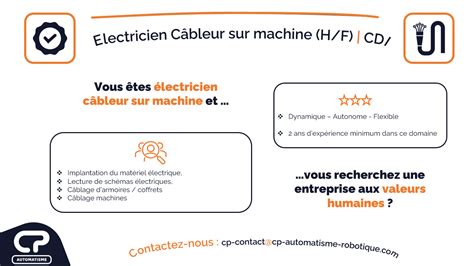 Cp Automatisme Recrute Un Monteur C Bleur H F Cp Automatisme