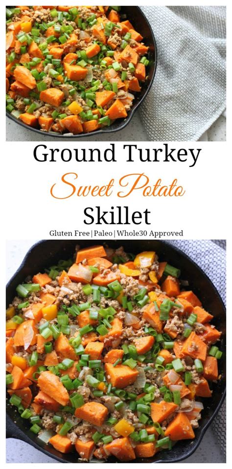 Ground Turkey Sweet Potato Skillet A Fit Mom S Life