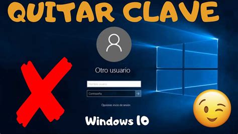 Windows C Mo Quitar La Contrase A De Inicio De Sesi N Youtube