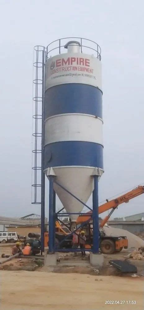 Ms Round Fly Ash Storage Silos Storage Capacity 100 150 Ton 3000 To