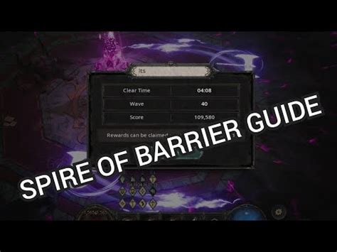 Spire Of Barrier Tips And Guide Undecember Guide Youtube